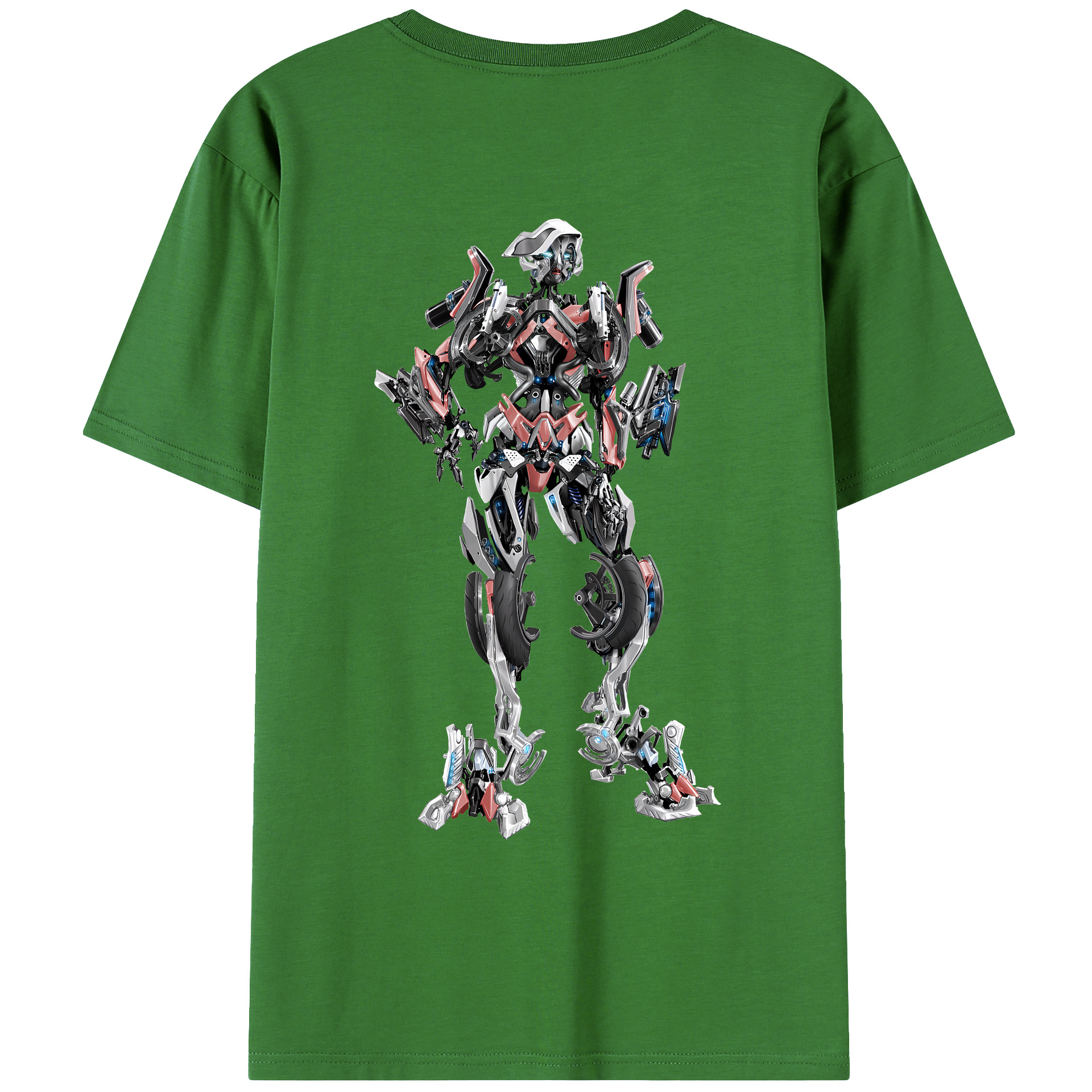 （画像用） Transformers トランスフォーマー レディース半袖Tシャツ(バックプリント)
